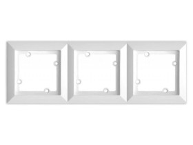 OPAL Ramka potrójna biała Ra-3 Op BI