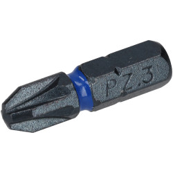 CK Tools T4560 PZ3 Blue Steel Impact Screwdriver Bit 25mm