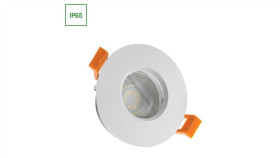 Fiale Iv Gu10 Oczko Gu10 250V Ip65 Fi83x51mm Biały Okrągła