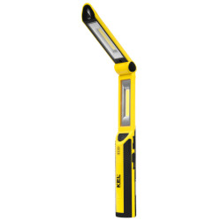 Latarka LED warsztatowa 3W+3W+1W 2xCOB LW-2PB 3.7V 2600mAh-Li W-98745 KEL Plastrol