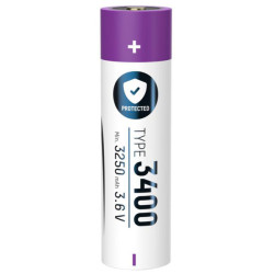 Ansmann 1307-0003 Li-Ion 18650 Battery 3.6V 3400mAh with Micro USB