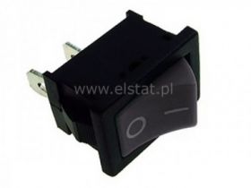 Przeł. kołys. 6A/ 250V; ON-OFF; czarny 2p