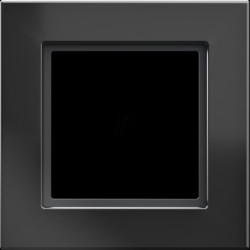 162148A1 Glass frame, single, black