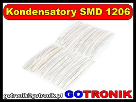 Zestaw kondensatorów SMD 1206 980 sztuk