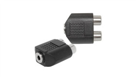 Przejście Adapter Audio Aux Mini Jack 3,5Mm Stereo (Gniazdo) / 2X Rca Cinch...