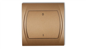 Logo Łącznik Dwubiegunowy Złoty Metalik 8Lwp-9