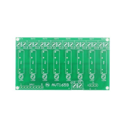 Moduł przekaźnikowy 8-kanałowy 12V - PCB do projektu AVT 1659