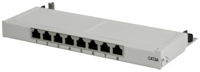 LogiLink NP0064 Patch panel CAT 6a 0.5 U