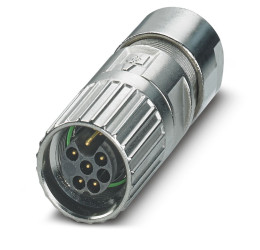 Złącze wielostykowe przemysłowe 6-pinowe M17 Montaż na kablu Wtyczka Phoenix Contact