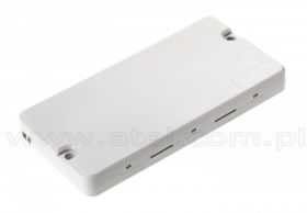 Kaseta światłowodowa z pokrywą z uchwytami na 2 spawy
