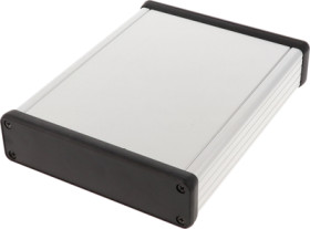 Aluminum enclosure, (L x W x H) 160 x 120 x 31 mm, natural, IP54, 1455P1602
