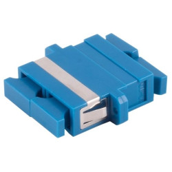 FO connector, SC socket to SC socket, OS1/OS2, singlemode, ceramic, blue, BS07-60060
