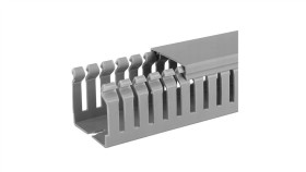 Kanał Grzebieniowy 40X40mm Szary Korytko Kablowe Z Pokrywą Neku / 2 M /