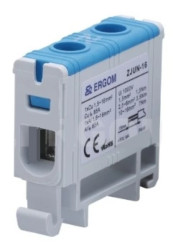 Złączka szynowa 1-torowa ZJUN-16 niebieska R34RR-07010002403 /24szt./