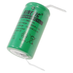 Akumulator SC NIMH 1.2V 2800mAh - do lutowania - Kinetic MH2800SC1L
