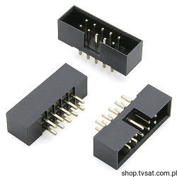 635-10-1-00 Connector 2 x 5 Pin Gold THT W&amp;P