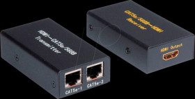14.99.3460 HDMI extender via TP, 1080p at 60 Hz, up to 25 m.