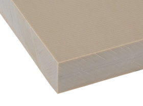 Arkusz tworzywa sztucznego RS PRO grubość 16 mm Polieteroeteroketon Beżowy długość 300 mm x 245 mm 1.32 g/cm³ 0.27 W/mK