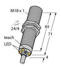Czujnik indukcyjny Turck DTBI5U-M18E-AP4X3, 10 - 65 V, 1 szt.