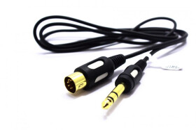 Kabel Wtyk DIN Jack 6.3 Łezka 1,5m DIK13 Vitalco