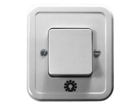 PI Wyłącznik zwierny przycisk "światło" biały ŁW-5P/00 OSPEL