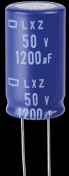 ELXZ500ELL122ML30S ELKO, 1200 µF, 50 V, 105 °C