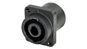 Neutrik Gniazdo Tablicowe Panelowe Speakon 2-Pin Czarne Nlj2mdxx-H