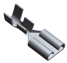 Konektor płaski Żeński 5.14mm² długość 18.9mm Izolacja: Nieizolowane Cyna