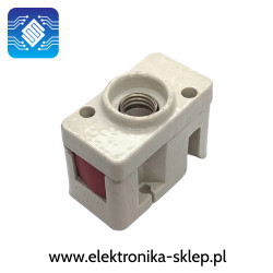 GNIAZDO BEZPIECZNIKOWE PORCELANOWE 25A E14 m480