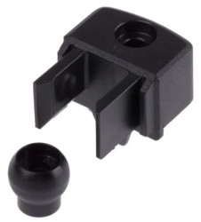 Zamek drzwiowy, typ: Zestaw zatrzasku kulowego, Elesa, rozpórka: Minimum of 15 mm