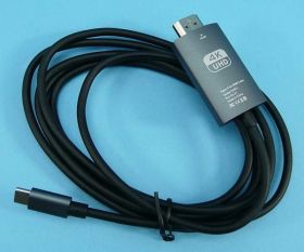 KABEL WT.USB-C-&gt;WT.HDMI 4K 2,00mb 3.1