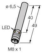 Czujnik indukcyjny Turck BI1,5-EH6,5-AP6X-V1131, 10 - 30 V, 1 szt.