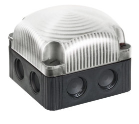 Sygnalizator ostrzegawczy przezroczysty 12V DC LED stały IP66 853.400.54