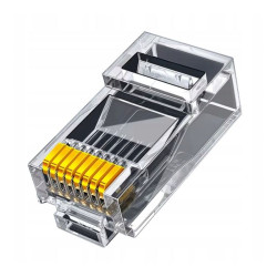 Wtyk telefoniczny 8p8c RJ45 metal-ekranowany CAT.6A metal-ekranowany