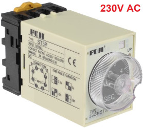 Przekaźnik czasowy ST3p / A-C / 230VAC ( 5s. 50s. 5min. 30min. )