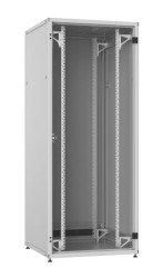 Szafa Rack 19” stojąca LC-50 45U, 800x800 RAL 7035, szklane drzwi