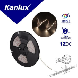 Taśma LED 12V L60B 11W/M 12 IP00-NW 900lm/m 4000K Ra90 rolka 30mb 3 lata Gwarancji 33306