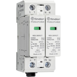 Finder 7P.27.8.275.1020 Surge arrester type 2 for 1-phase TN-S networks