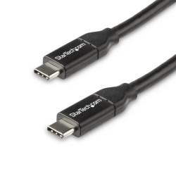 Kabel USB Złącze A USB C Złącze B USB C dł. 500mm Kabel ładujący USB-C USB 2.0 kolor: Czarny
