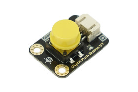 Gravity: Digital Push Button (Yellow)
