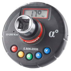 Tester momentu obrotowego, 1/2in, zakres: 40 → 200Nm, dokładność: ± 3