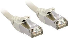 kabel LAN LINDY 45582, 1 szt., RJ45, CAT 6, S/FTP, 1.00 m, szary