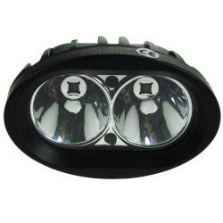 Lampa LED halogen Blue Spot 2x5W CREE IP68 12V/24V światło nieb.