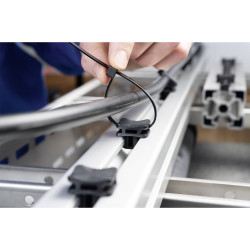 HellermannTyton 151-03055 Cable Tie Mount black impact-resistant 25pcs