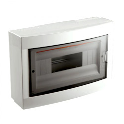 Rozdzielnica natynkowa 1-Rzędowa 12-Modułowa IP40 Drzwi Transparentne 90912112 Viko by Panasonic