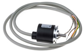 Enkoder przyrostowy optyczny HTL/push-pull 1024 średnica wału 5mm Baumer 10 → 30 V dc 12000rpm