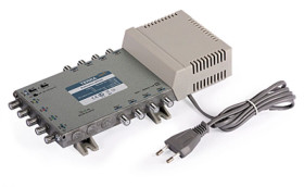 Multiswitch MR-508 Terra klasa A, 5-wejściowy 8-wyjściowy z aktywną naziemną