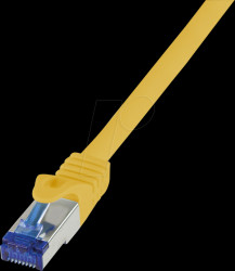 C6A117S Patch cable Ultraflex, Cat.6A, S/FTP, yellow, 20 m