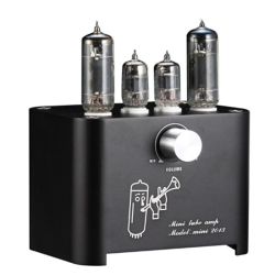 Wzmacniacz lampowy HiFi stereo 3W+3W (czarny)