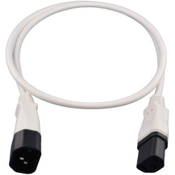 HAWA R774C13/C14 Extension Cable 2.00m White Cold-Device Connection